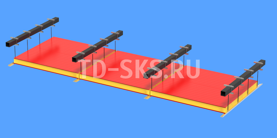 Профиль DAARTS RBZ Coolroom c металлической гайкой